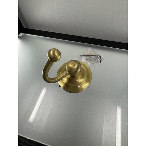 Allied Brass PQN-H1-SBR Prestige Que New 3 1/4” Inch Robe Hook In Satin Brass - Picture 2 of 4